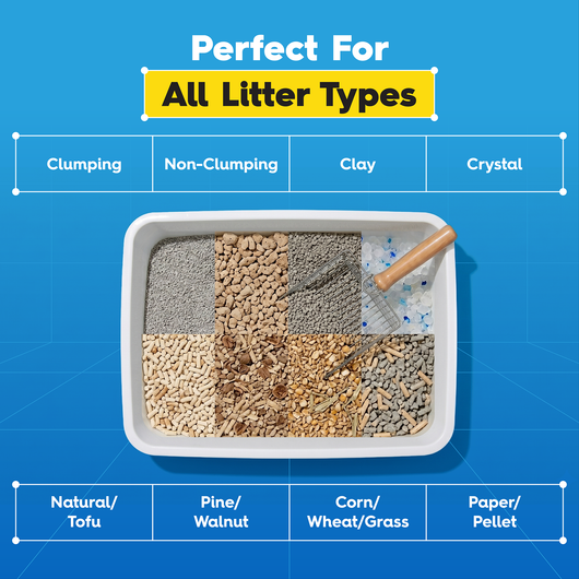 Premium Stainless Steel Litter Scooper